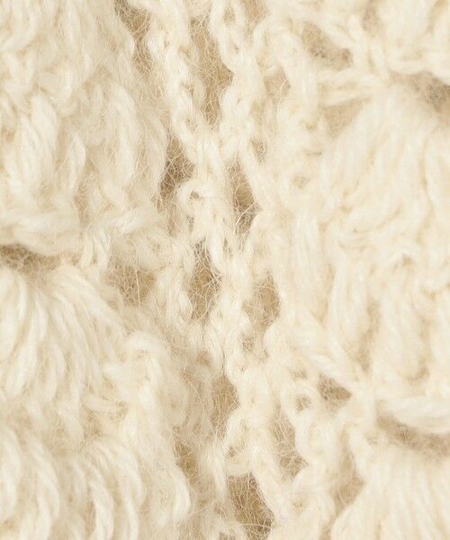 TOMORROWLAND / トゥモローランド カーディガン・ボレロ | RAffa MOLINA アルパカ クロシェカーディガン | 詳細10