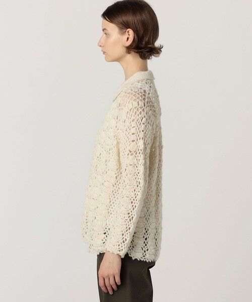 TOMORROWLAND / トゥモローランド カーディガン・ボレロ | RAffa MOLINA アルパカ クロシェカーディガン | 詳細3