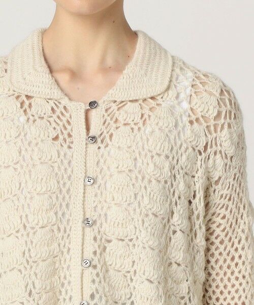 TOMORROWLAND / トゥモローランド カーディガン・ボレロ | RAffa MOLINA アルパカ クロシェカーディガン | 詳細5