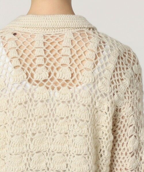 TOMORROWLAND / トゥモローランド カーディガン・ボレロ | RAffa MOLINA アルパカ クロシェカーディガン | 詳細6