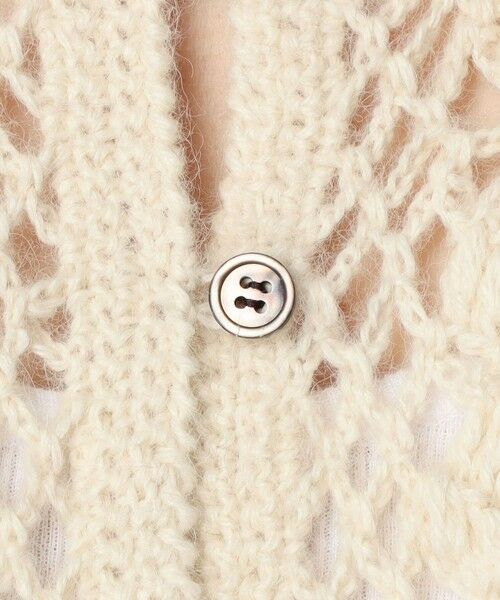 TOMORROWLAND / トゥモローランド カーディガン・ボレロ | RAffa MOLINA アルパカ クロシェカーディガン | 詳細9