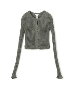 TOMORROWLAND / トゥモローランド カーディガン・ボレロ | Acne Studios FN-WN-KNIT000585 シアーリブカーディガン