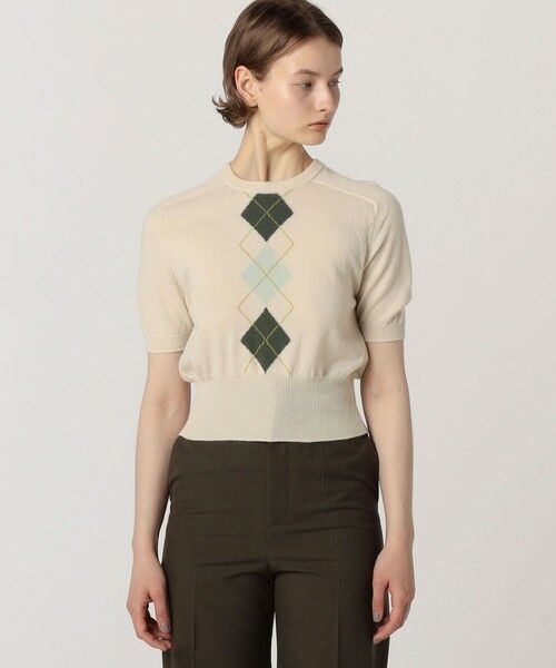 TOMORROWLAND / トゥモローランド ニット・セーター | FUMIKA_UCHIDA CASHMERE ARGYLR SW | 詳細2