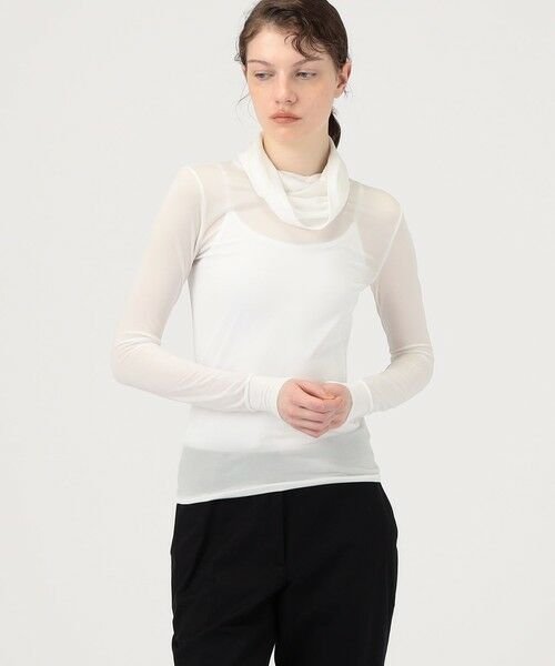 TOMORROWLAND / トゥモローランド カットソー（半袖以外） | FUMIKA_UCHIDA NYLON RIBBED NECK | 詳細2