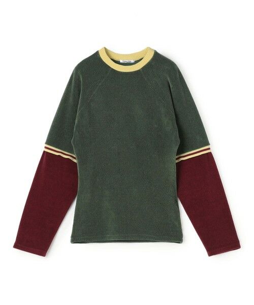 FUMIKA_UCHIDA 23AW Pile Switching Tシャツ M セール】 FUMIKA_UCHIDA PILE SWITCHING （カットソー（半袖以外