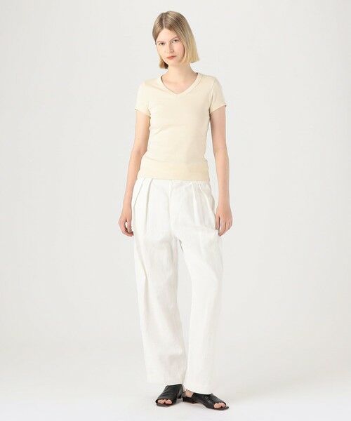 【TOMORROWLAND BUYING WEAR】FLORE FLORE JILL BABY TEE JILL BABY TEE | White - FLORE FLORE