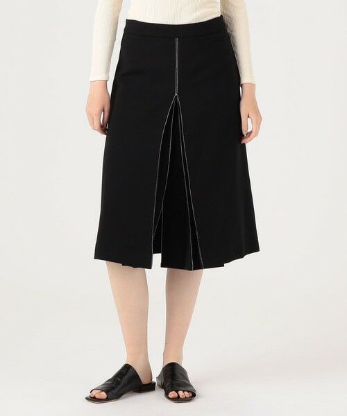 セール】 PARTOW BAY SKIRT ウールストレッチ ミディスカート