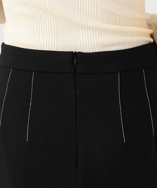 セール】 PARTOW BAY SKIRT ウールストレッチ ミディスカート