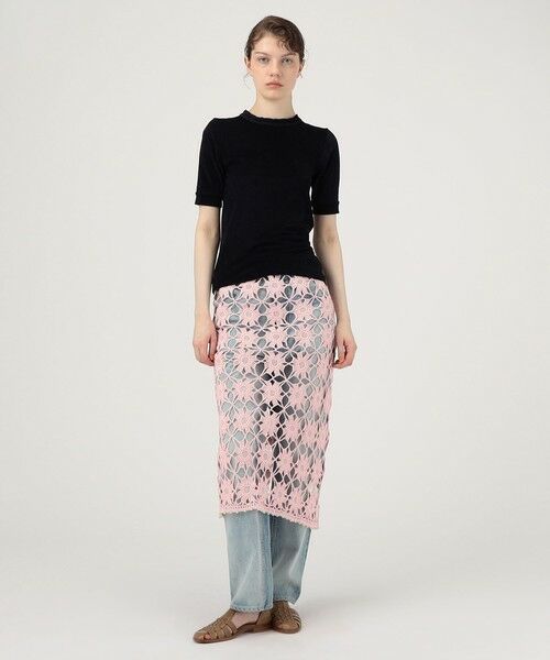 TOMORROWLAND / トゥモローランド ロング・マキシ丈スカート | MOZHDEH MATIN FLOWER LACE SKIRT | 詳細1