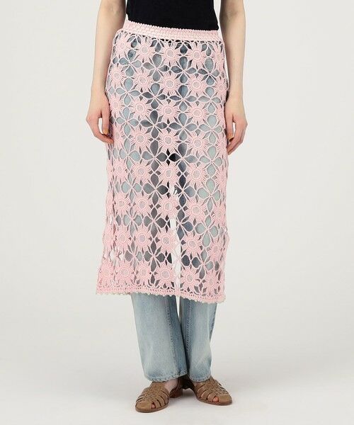 TOMORROWLAND / トゥモローランド ロング・マキシ丈スカート | MOZHDEH MATIN FLOWER LACE SKIRT | 詳細2