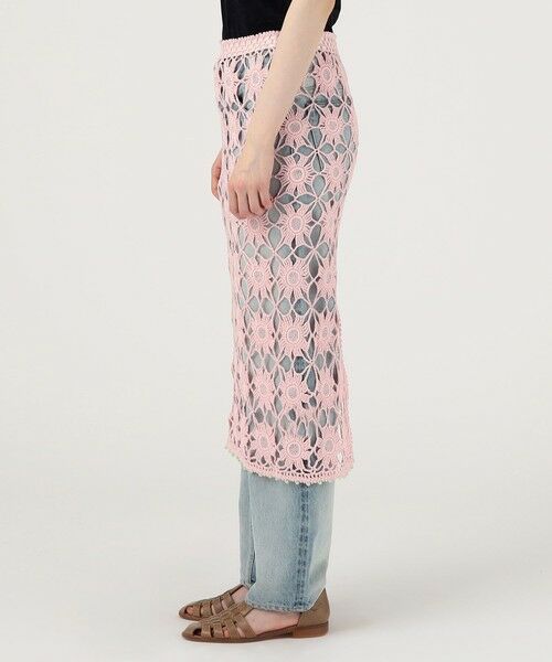 TOMORROWLAND / トゥモローランド ロング・マキシ丈スカート | MOZHDEH MATIN FLOWER LACE SKIRT | 詳細3