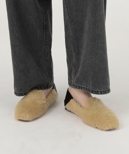 TOMORROWLAND / トゥモローランド フラットシューズ | WALES BONNER Fur slip on | 詳細8