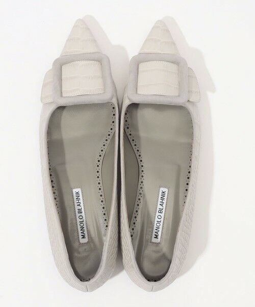 直営店 ‐Manolo Blahnik- MAYSALE 10mm フラットシューズ セール】 MANOLO BLAHNIK MAYSALE FLAT （フラットシューズ