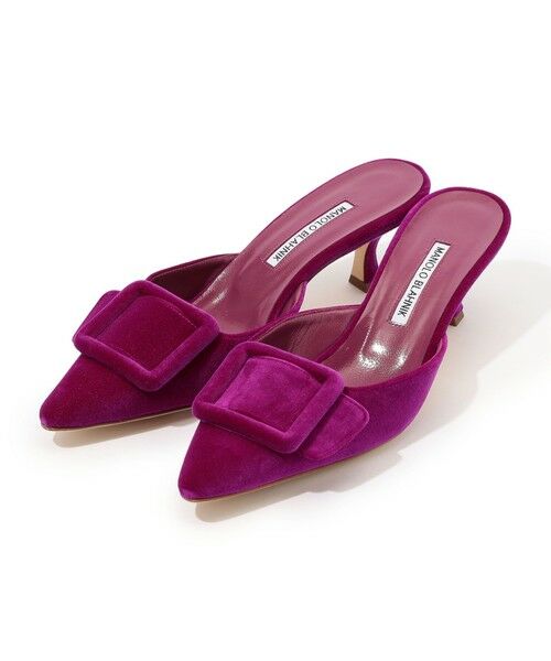 TOMORROWLAND / トゥモローランド サンダル | MANOLO BLAHNIK MAYSALE VELVET | 詳細1