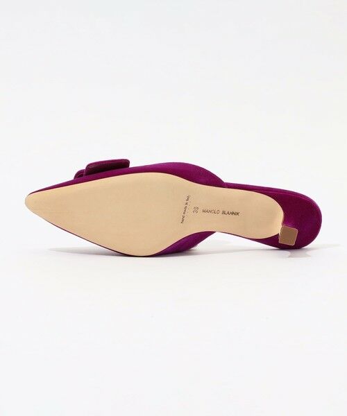 Manolo Blahnik♡ミュール ベルベット♡ セール】 MANOLO BLAHNIK MAYSALE VELVET （サンダル