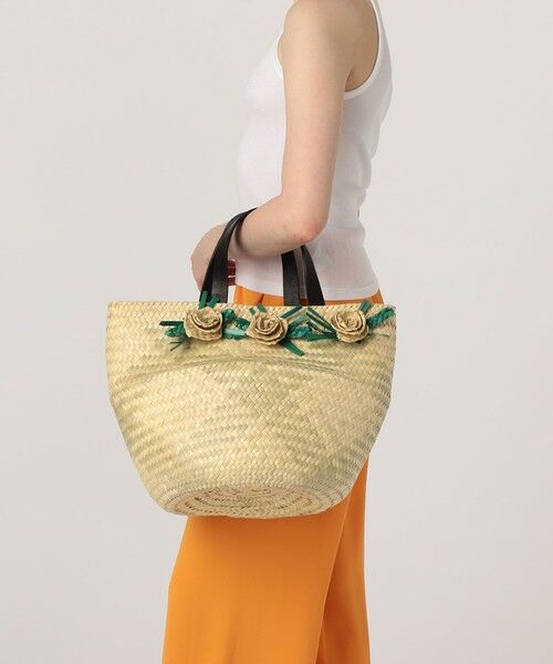 TOMORROWLAND / トゥモローランド かごバック | charrita Cesta con flower バスケットバッグ | 詳細1