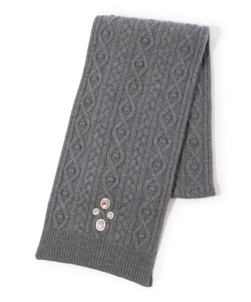 TOMORROWLAND / トゥモローランド マフラー・ショール・スヌード・ストール | Rabanne ACCESSOIRES TEX ケーブルニットマフラー（16 グレー系）