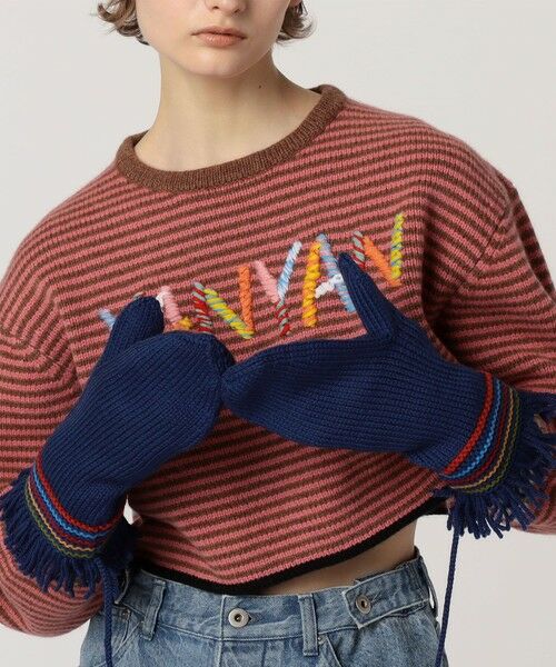 TOMORROWLAND / トゥモローランド 手袋 | BODE LOOP EDGE MITTEN | 詳細1