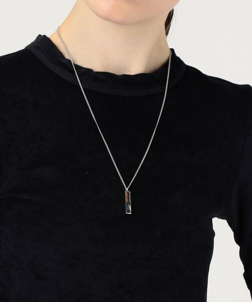 TOMORROWLAND / トゥモローランド ネックレス・ペンダント・チョーカー | TOM WOOD Cube Pendant Tiger Eye | 詳細1