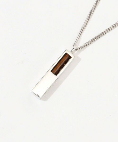 TOMORROWLAND / トゥモローランド ネックレス・ペンダント・チョーカー | TOM WOOD Cube Pendant Tiger Eye | 詳細2