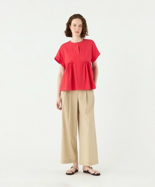 TOMORROWLAND / トゥモローランド シャツ・ブラウス | ボーダーサッカー サックブラウス | 詳細1