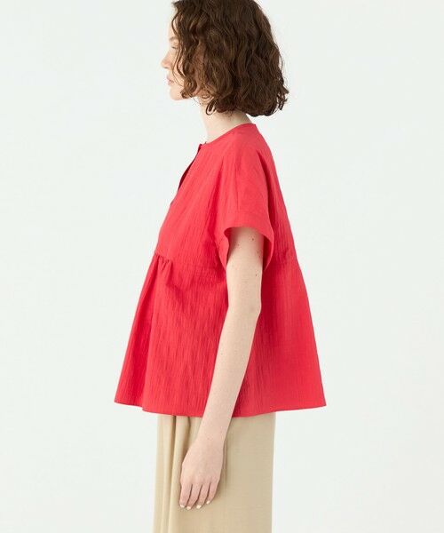 TOMORROWLAND / トゥモローランド シャツ・ブラウス | ボーダーサッカー サックブラウス | 詳細3