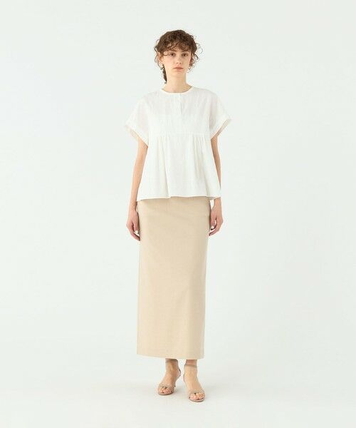 TOMORROWLAND / トゥモローランド シャツ・ブラウス | ボーダーサッカー サックブラウス | 詳細9