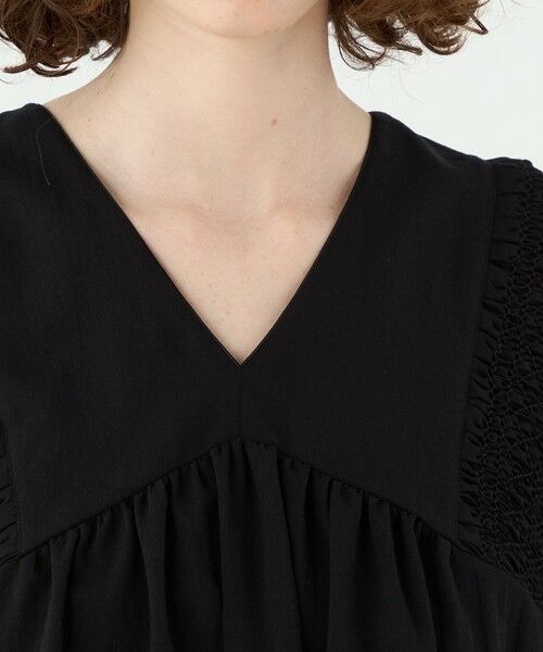 TOMORROWLAND / トゥモローランド シャツ・ブラウス | コットンクレープ Vネックブラウス | 詳細5