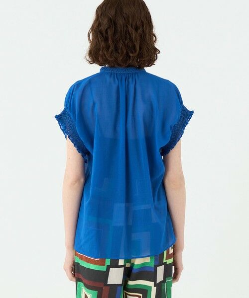 TOMORROWLAND / トゥモローランド シャツ・ブラウス | コットンクレープ スタンドカラーブラウス | 詳細4