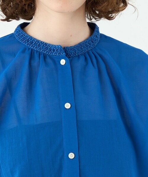 TOMORROWLAND / トゥモローランド シャツ・ブラウス | コットンクレープ スタンドカラーブラウス | 詳細5