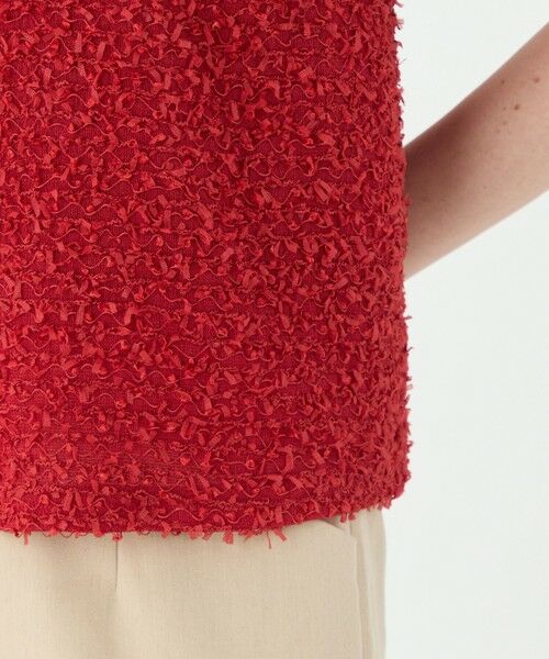 TOMORROWLAND / トゥモローランド シャツ・ブラウス | ファンシーヤーンツイード ショートTブラウス | 詳細8