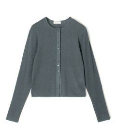 TOMORROWLAND / トゥモローランド カーディガン・ボレロ | シアーラメリブ クルーネックカーディガン