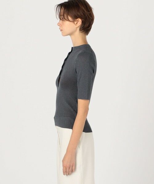 TOMORROWLAND / トゥモローランド ニット・セーター | シアーラメリブ ヘンリーネックプルオーバー | 詳細3