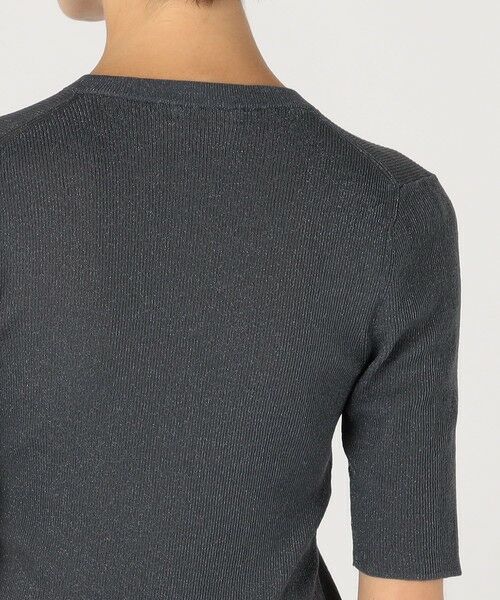 TOMORROWLAND / トゥモローランド ニット・セーター | シアーラメリブ ヘンリーネックプルオーバー | 詳細6