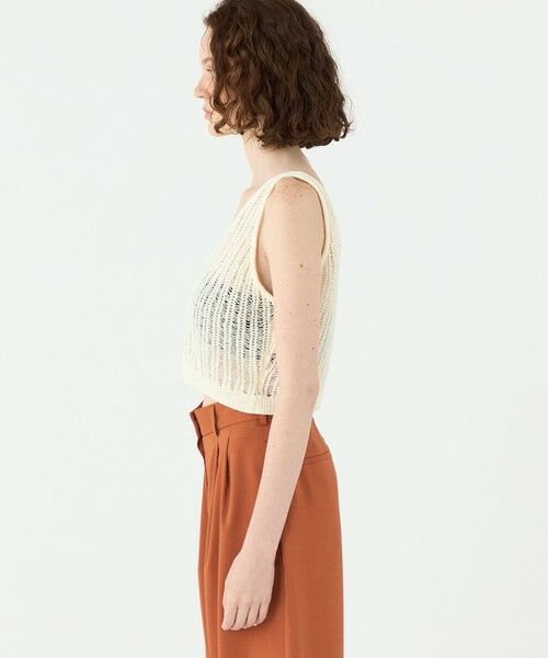 TOMORROWLAND / トゥモローランド ニット・セーター | チュールテープ ショートプルオーバー | 詳細3