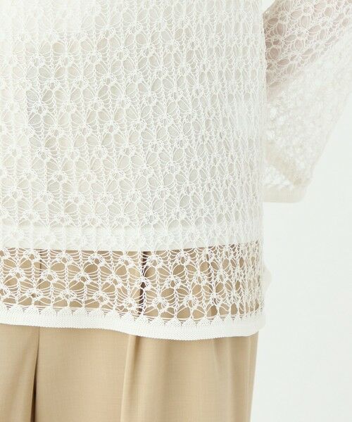 TOMORROWLAND / トゥモローランド ニット・セーター | コットンナイロンコイル Aラインプルオーバー | 詳細7