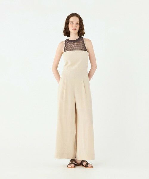 TOMORROWLAND / トゥモローランド サロペット・オールインワン | エアリネン キャミソールオールインワン | 詳細1