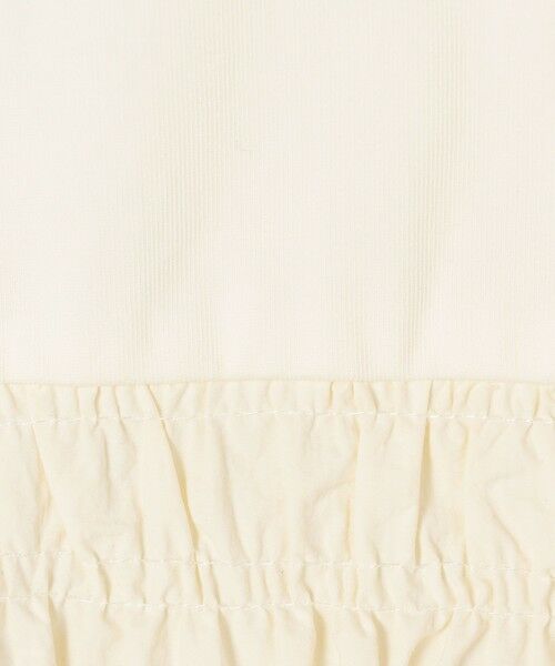 TOMORROWLAND / トゥモローランド Tシャツ | コットンバックサテンコンビ バルーンTシャツ | 詳細9