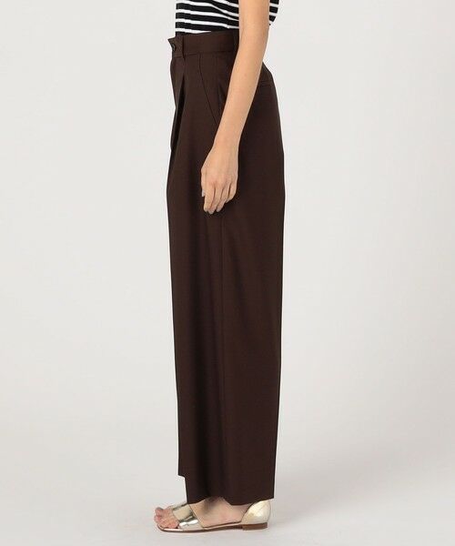 TOMORROWLAND / トゥモローランド スラックス・ドレスパンツ | ストレッチトロピカル タックワイドパンツ | 詳細3