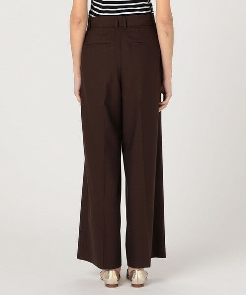 TOMORROWLAND / トゥモローランド スラックス・ドレスパンツ | ストレッチトロピカル タックワイドパンツ | 詳細4