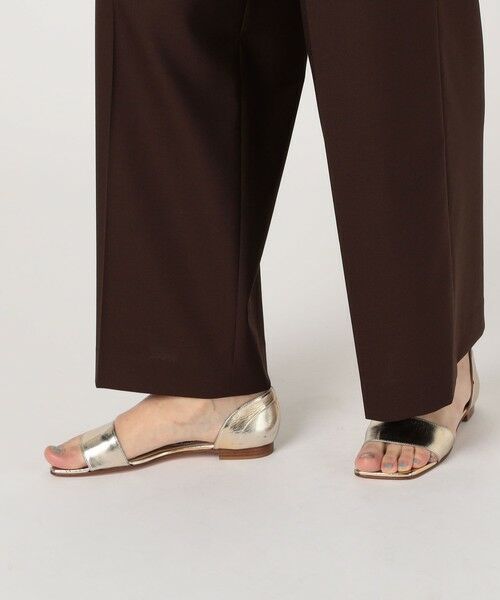 TOMORROWLAND / トゥモローランド スラックス・ドレスパンツ | ストレッチトロピカル タックワイドパンツ | 詳細7