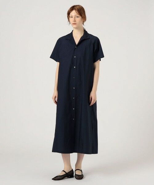 TOMORROWLAND / トゥモローランド ロング・マキシ丈ワンピース | タイプライター シャツワンピース | 詳細1