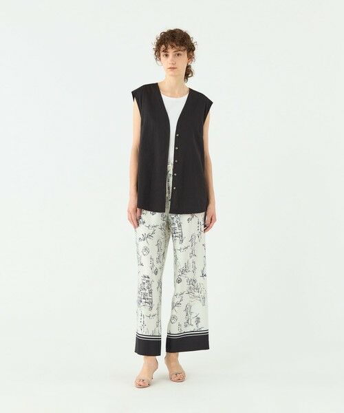 TOMORROWLAND / トゥモローランド シャツ・ブラウス（半袖以外） | エフェクトリネン ライトジレブラウス | 詳細1