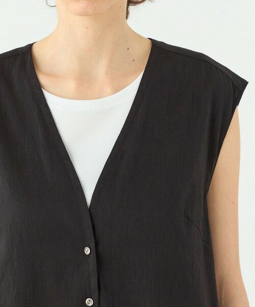 TOMORROWLAND / トゥモローランド シャツ・ブラウス（半袖以外） | エフェクトリネン ライトジレブラウス | 詳細6