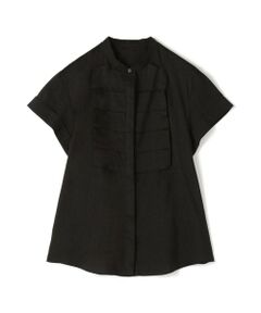 TOMORROWLAND / トゥモローランド シャツ・ブラウス | エフェクトリネン ハーフスリーブブラウス