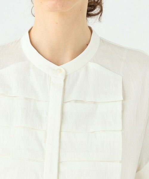 TOMORROWLAND / トゥモローランド シャツ・ブラウス | エフェクトリネン ハーフスリーブブラウス | 詳細5