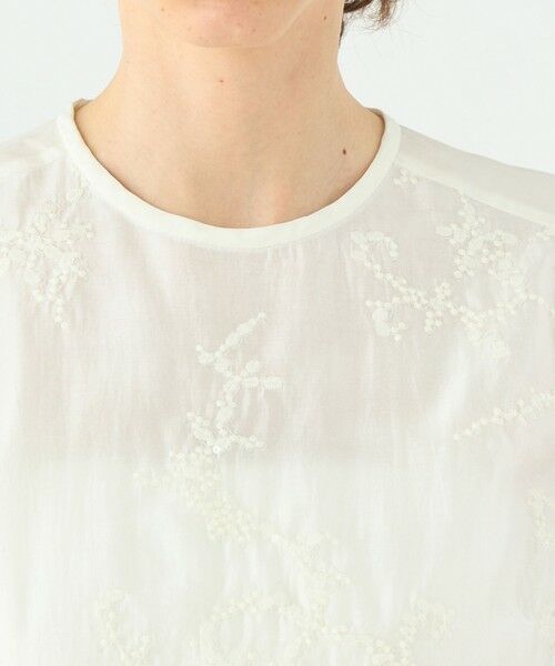 TOMORROWLAND / トゥモローランド シャツ・ブラウス | スパンコールエンブロイダリー スリーブレスブラウス | 詳細5