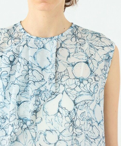 TOMORROWLAND / トゥモローランド シャツ・ブラウス | レモンスケッチ タックフレアブラウス | 詳細5