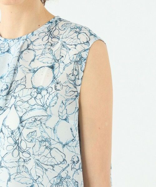 TOMORROWLAND / トゥモローランド シャツ・ブラウス | レモンスケッチ タックフレアブラウス | 詳細7