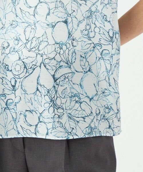 TOMORROWLAND / トゥモローランド シャツ・ブラウス | レモンスケッチ タックフレアブラウス | 詳細8